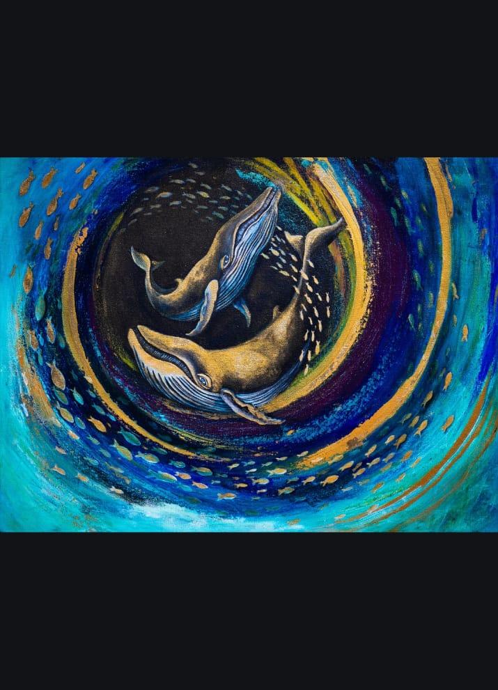 “El Baile de las Ballenas Doradas” PRINTS